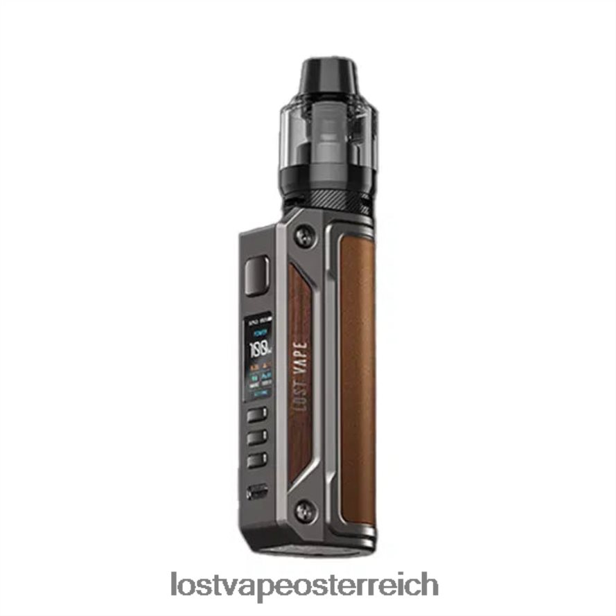 Lost Vape Review Österreich - 66TH26167 Lost Vape Thelema Solo-100-W-Kit Rotguss/Ockerbraun
